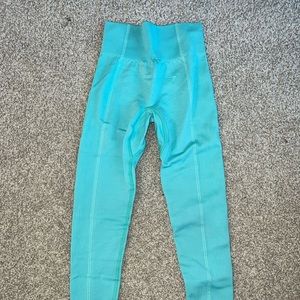 GYMSHARK leggings - high wasted - sky blue - size SMALL
